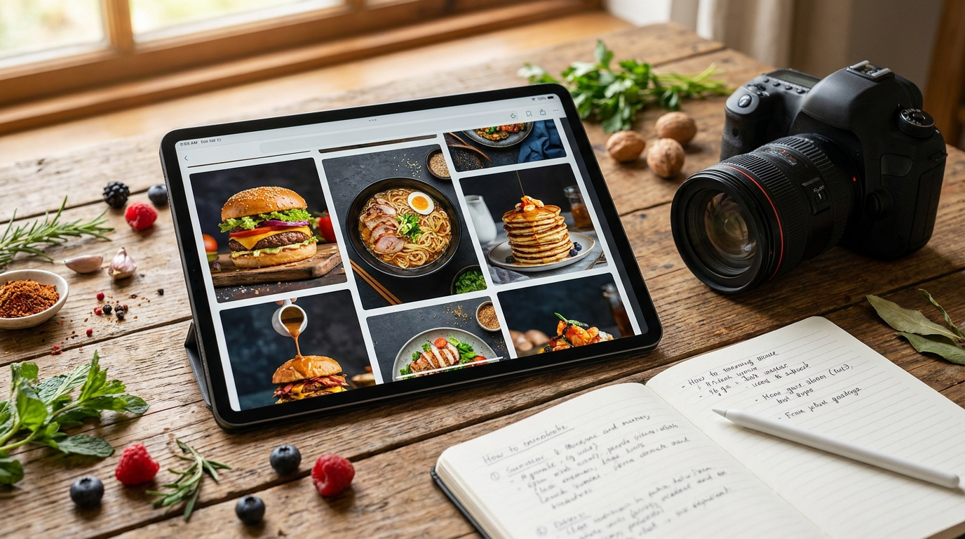 Domina los prompts de fotografía de comida con IA con 50 consejos probados