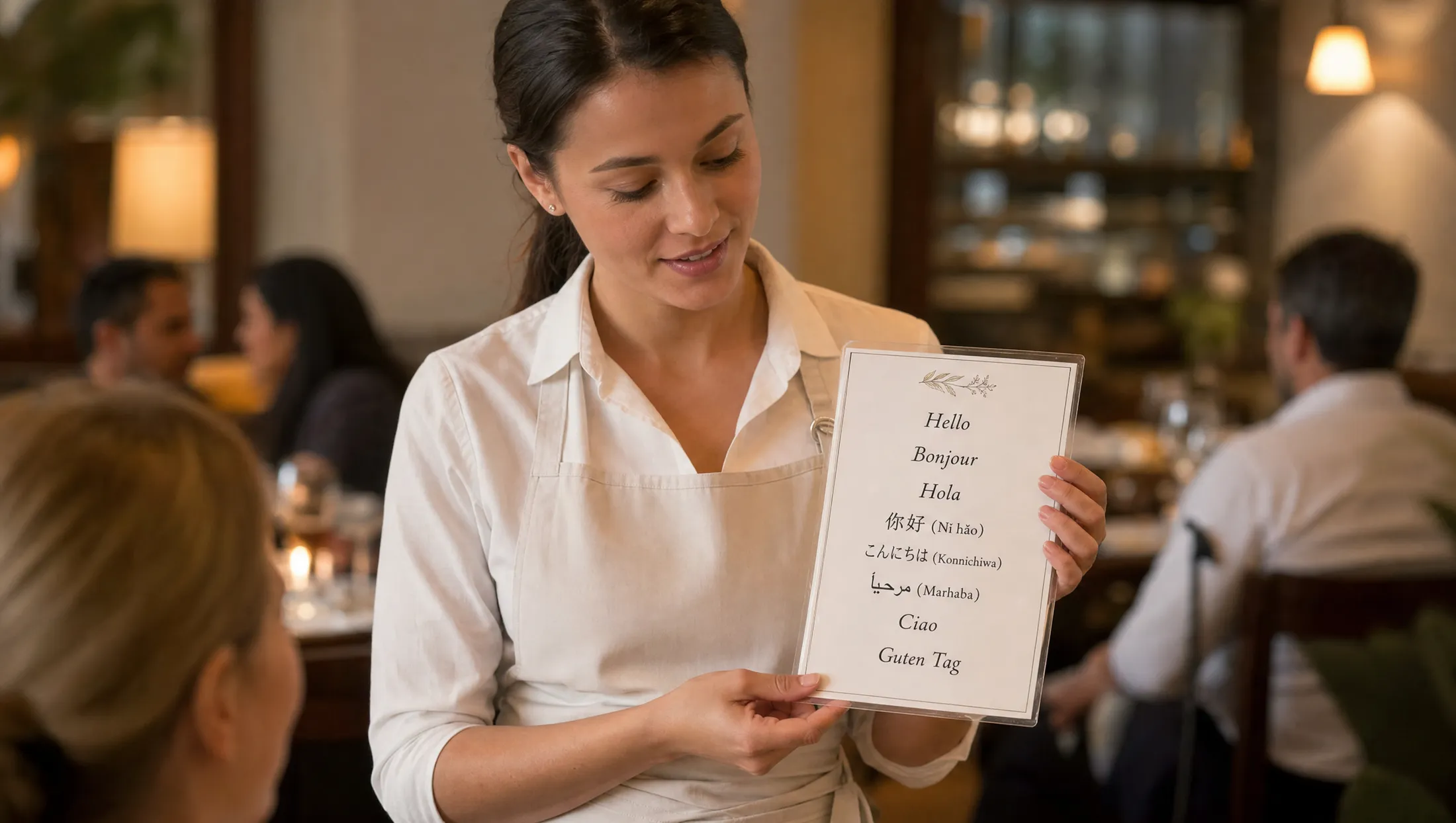 restaurant staff multilingual training