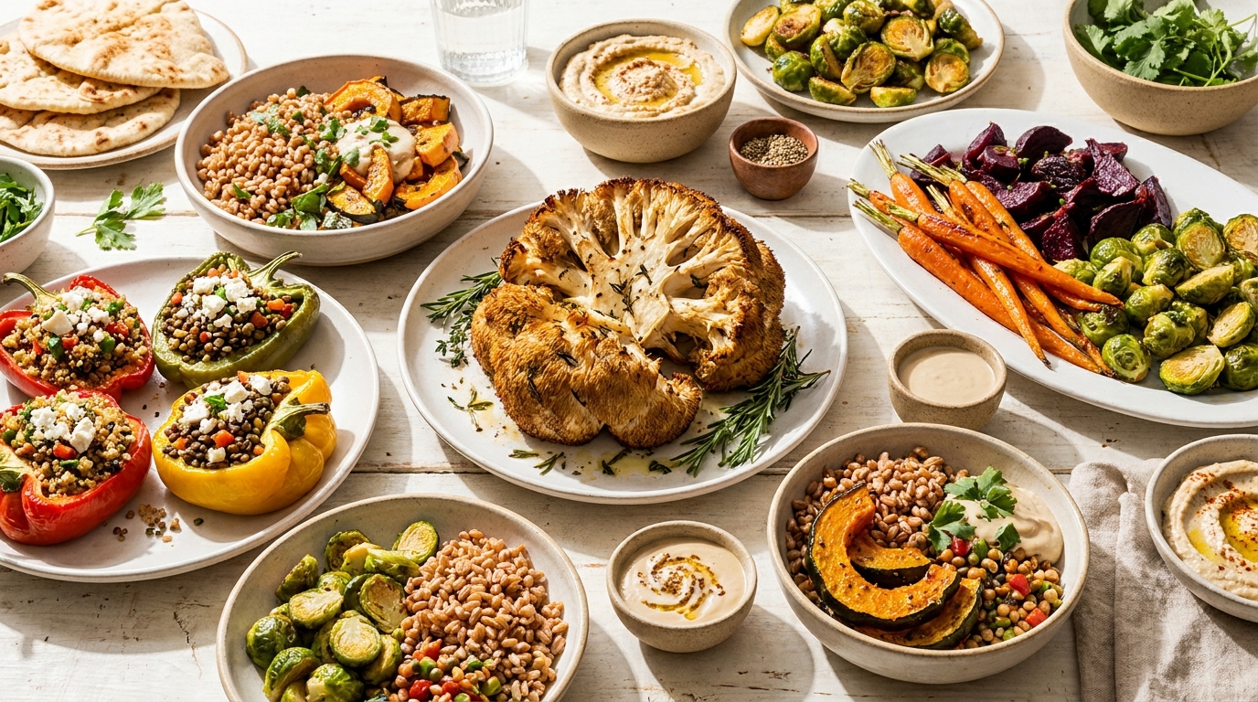 Vegetarian menu strategy — hearty vegetable mains beyond the token salad