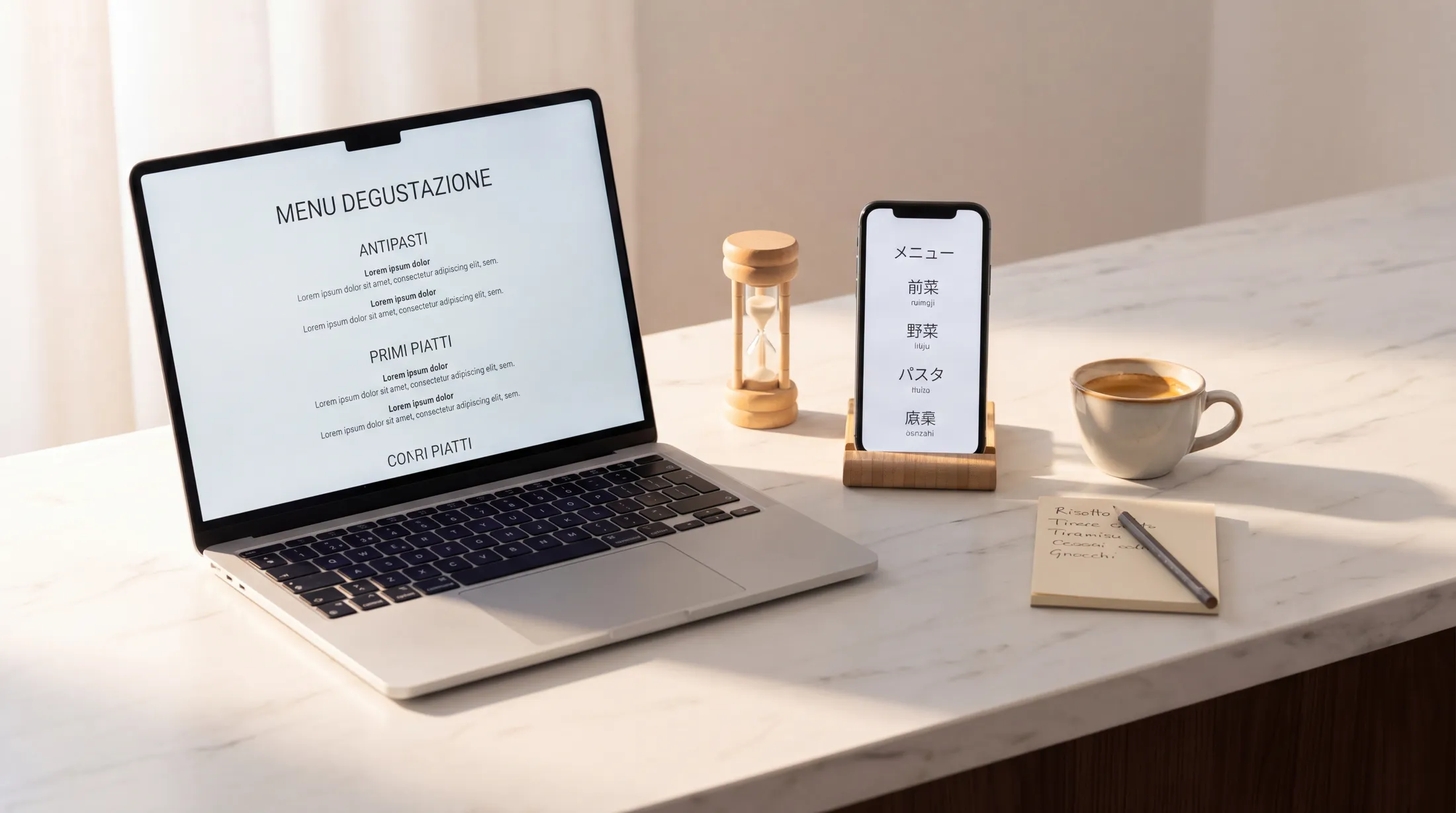 menu translation by cuisine